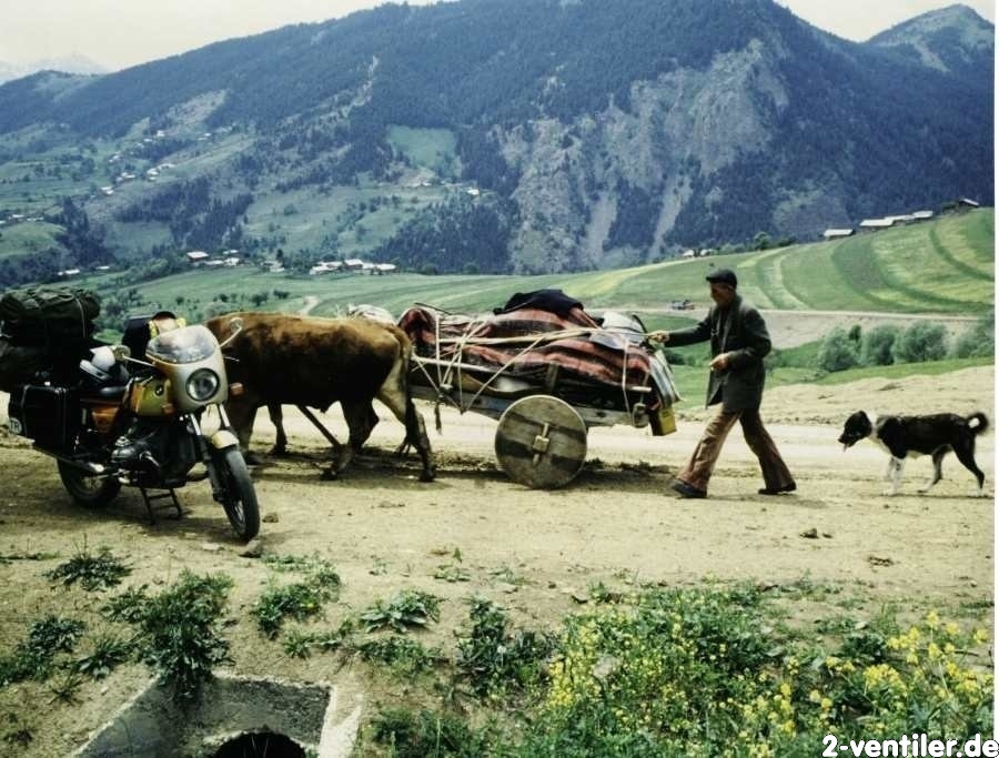1989 Tuerkei BMW contra Steinzeit
